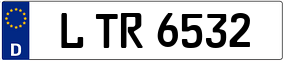 Truck License Plate
